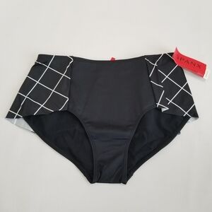 Spanx Flirty Skirted Swim Bottom Size 12 UPF 50 NWT